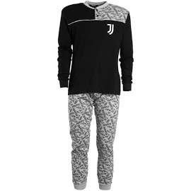 Pigiama Uomo F.C. Juventus in Caldo Cotone JU14130 Nero K880