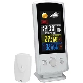 Mesko - Ms1177 Stazione Meteo Wireless con Sensore esterno LCD Display Misura Interno esterno