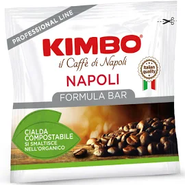 100 Cialde Compostabili Kimbo Caffè Miscela Napoli Espresso (più ne acquisti più risparmi)