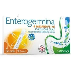 Enterogermina 4 Miliardi 20 Flaconi Orali da 5 ML