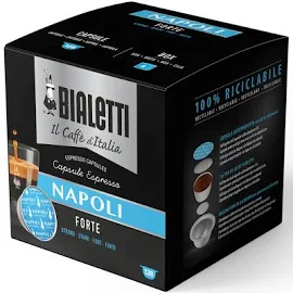 128 Capsule Bialetti caffè d'Italia Napoli - Multipack