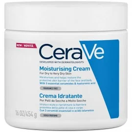 CERAVE crema idratante corpo per pelli secche con ceramidi 454G