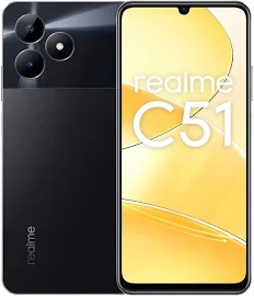 Realme Smartphone C51 128GB 4GB Carbon Black