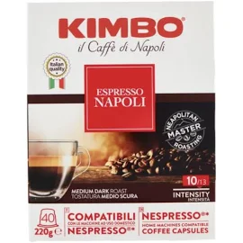 Kimbo Napoli 40 Capsule compatibili Nespresso