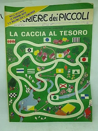 Corriere Dei Piccoli N. 27 Del 1967 - Caccia Al Tesoro- Con Inserto
