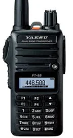 YAESU FT-65 ricetrasmettitore portatile VHF/UHF IP54