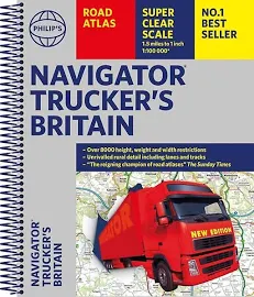 Philip's Maps Philip's Navigator Trucker's Britain: Spiral