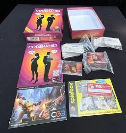 Codenames Party Game Gioco da tavolo originale per adulti COMPLETO AL 100% Condizioni perfette