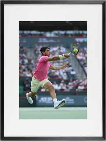 Stampa Fine Art Carlos Alcaraz - Air Indian – Poster fotografico iconico di ANTOINE COUVERCELLE