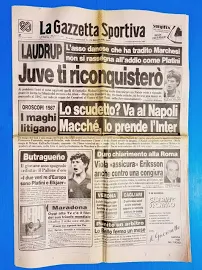 Gazzetta Dello Sport 28 Dicembre 1986