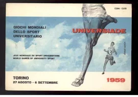 Atletica Leggera Cartolina Giochi Olimpici Universiade 1959