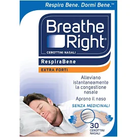 CEROTTI NASALI BREATHE RIGHT EXTRA FORTE 30 PEZZI