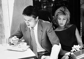 Foto: Monica Vitti e Alain Delon