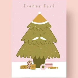 Cartolina "Buone Feste", A6 - Natale