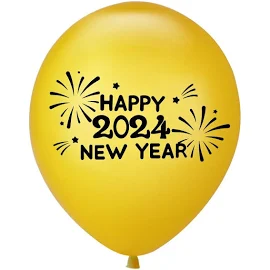 10 pz/set 2024 2023 2022 palloncini in lattice per feste di capodanno felice anno nuovo decorazione