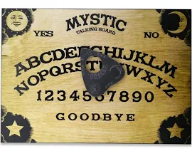 Set tavola Ouija Mystic Oracle completo di planchette sole, luna e stelle