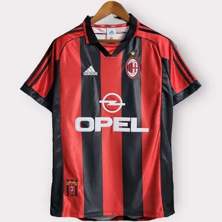 Maglia Milan retro vintage 98/99 home