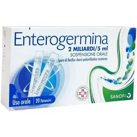 Sanofi Enterogermina 2 Miliardi / 5ml, 10 o 20 flaconcini