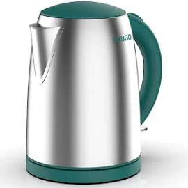 Bollitore elettrico - Realizzato in Inox - Filtro Anticale e Anti Impurità - Potenza: 2200 W - Capacità: 1,7 L - Kubo