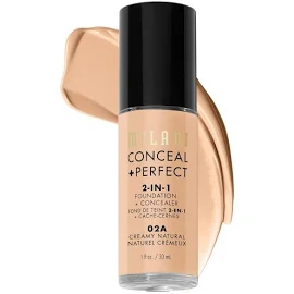 Milani Conceal + Perfect 2-In-1 Foundation and Concealer - 02A Creamy Natural