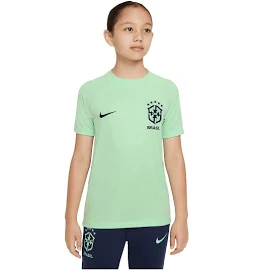 Nike - Maglia Brasil Training mondiale Qatar 2022 Bambino, Unisex, Cucumber Calm, L
