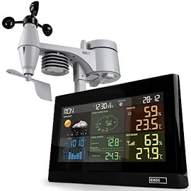 EMOS Stazione Meteo con Anemometro e Pluviometro - Sistema di (v1h)