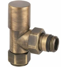 Valvola a Squadra 1/2" termostatizzabile Bronzo Antico Arteclima 30812MB Bronzo