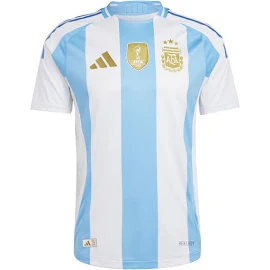 Adidas Maglia Home Authentic 2024 Argentina - Uomo - Bianco