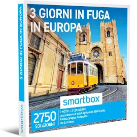 SMARTBOX Cofanetto - 3 giorni in fuga in Europa