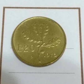 1970 - 20 Lire - Quercia - Repubblica Italiana - Moneta Circolata - R