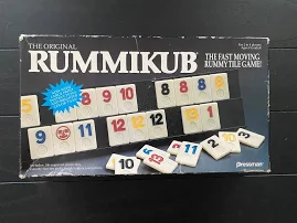 Rummikub Tile Game 1990 di Pressman - COMPLETO