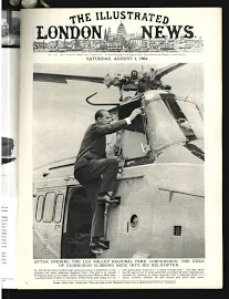 Illustrated London News 1 agosto 1964 Original Vintage Magazine 60o compleanno