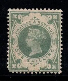 Gran Bretagna 1887 Mi. 97 Nuovo 80% Regina Elisabetta, 1 Sh