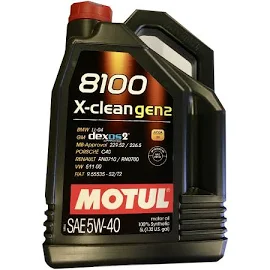 Olio motore Motul 8100 X-clean Gen2 5W40