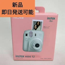 【フジフイルム】 新品 富士フイルム Instax mini 12 チェキ インスタントカメラ