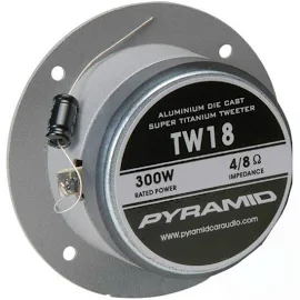 Pyramid TW18 300 Watt Aluminum Dieーcast Super Titanium Tweeter 並行輸入品