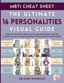 MBTI Cheat Sheet: THE Ultimate 16 PERSONALITIES Visual Guide for Personality Psychology