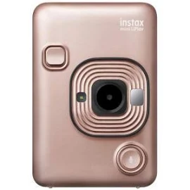 FUJIFILM チェキ インスタントカメラ/スマホプリンター instax mini LiPlay ブラッシュゴールド INS MINI