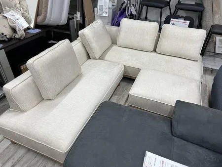 値下げ カウチソファ 展示品 美品 オットマン付