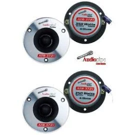 (Pair) Audiopipe ATR-3721 350W Max 4 Ohm Titanium Super Bullet Tweeters