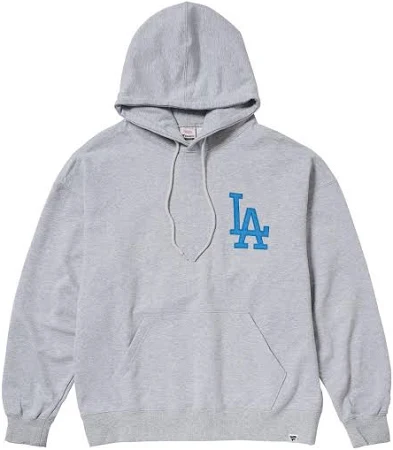 MLB STANDARD EMBLEM Logo Hoodie LAドジャース Blue L サイズ ML0625FW04 Fanatics スウェットシャツ