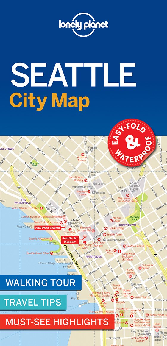 Lonely Planet Seattle City MAP (MAP)