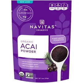 オーガニック アサイー パウダー 113g ナビタス アサイー 食品【Navitas】Acai Powder, 4 oz