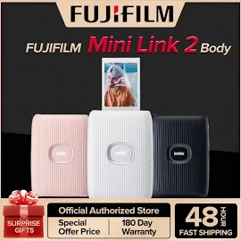 Fujifilm-instax mini link 2-正方形のリンクプリンター,インスタントスマートフォン,大型,配信元,新品