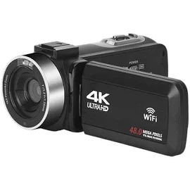 [カメラ] UHD-4K uhdデジタルビデオカメラ YouTube vlog用16x Wifiカムコーダー hdmiライブストリーミング LCDタッチスクリーン 48mpレコーダー