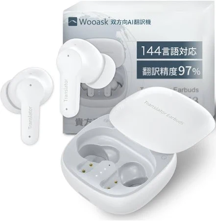 ウェザリージャパン 144カ国の言語を翻訳可能なワイヤレスイヤホン型翻訳機 Wooask M3