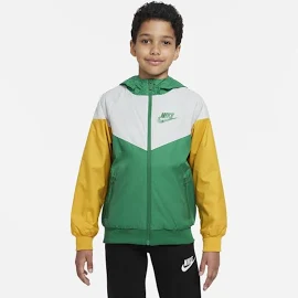 【ナイキ公式】スポーツウェア ウィンドランナー ジュニア (ボーイズ) ジャケット グリーン メンズ M NIKE Sportswear Windrunner BIG Kids' (Boys') Jacket