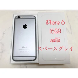 iPhone 6 スペースグレイ 16GB au版