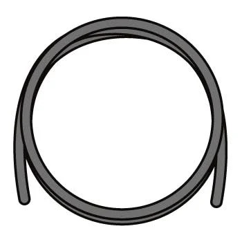 ビニールチューブ (UT-N) 電線保護 ユーボン UT-N2.0W 白 1巻(200m)