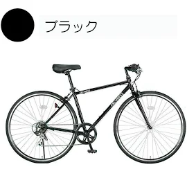 自転車 クロスバイク 700C 700×28C シマノ 7段変速 CRB700-3 7部組み箱... ライトブルー